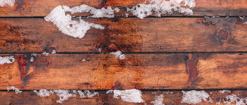How to clean your floors during winter